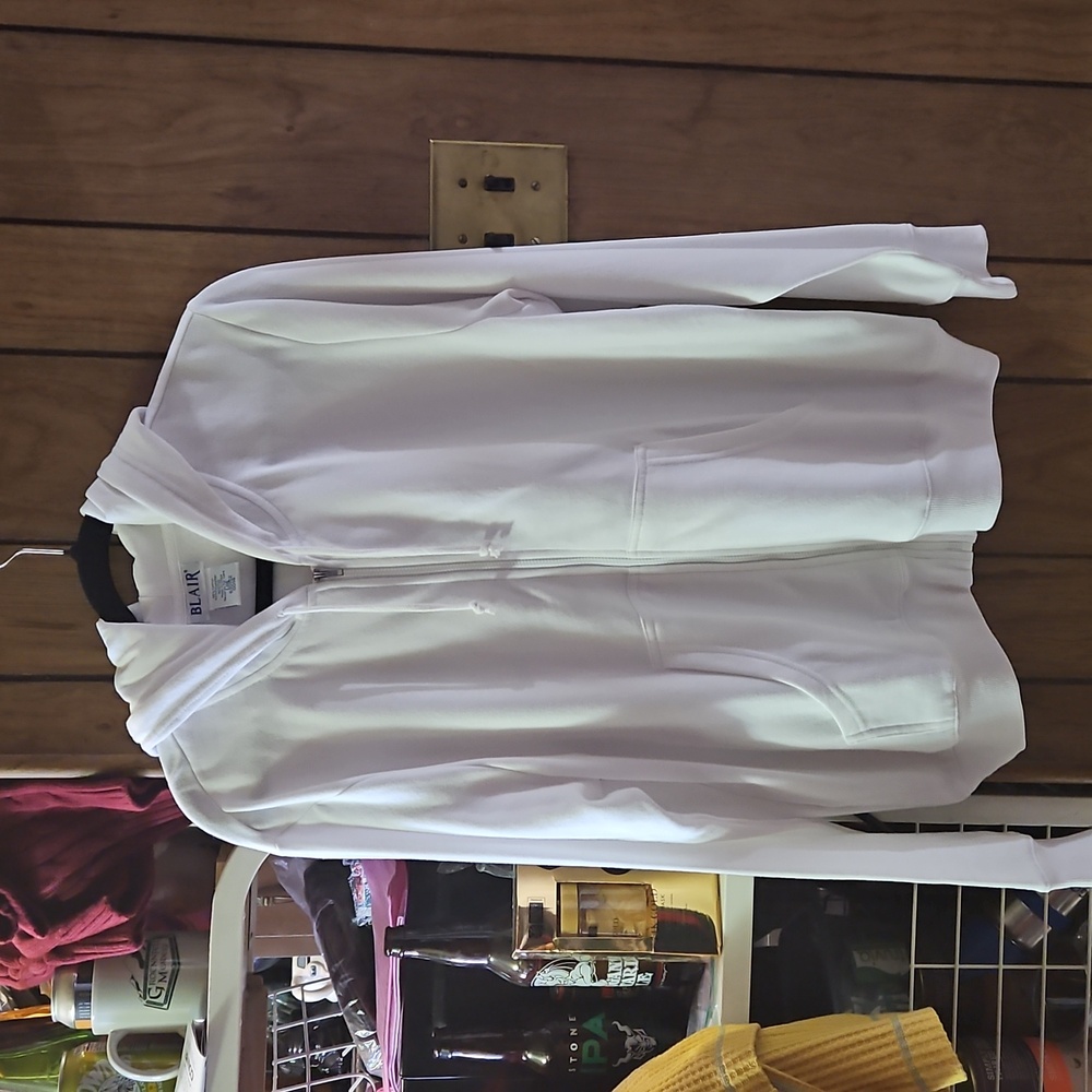 NWOT Blair Hooded Sweatshirt Jacket Hoodie Full Zip Size L